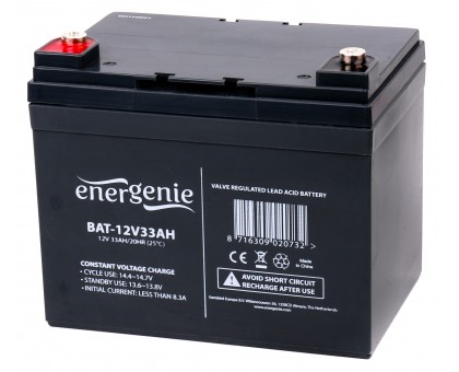 Акумуляторна батарея EnerGenie BAT-12V33AH (12V 33Ah)