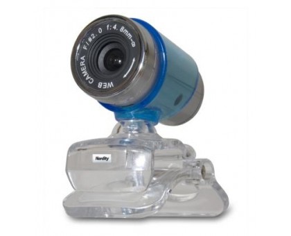 Веб-камера HARDITY IC-510 голубая (УЦЕНКА) с микрофоном