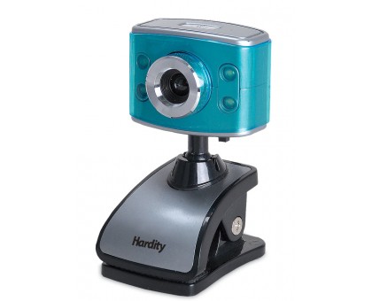 Веб-камера HARDITY IC-520 голубая (УЦЕНКА) с микрофоном