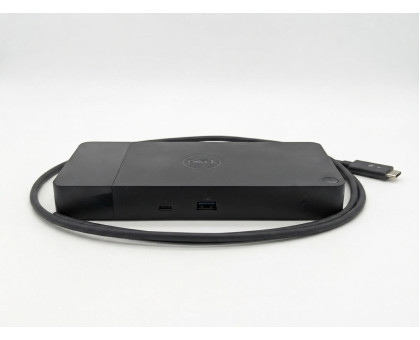 Док-станция (порт-репликатор) для ноутбука Dell Dock WD19S (210-AZBX), с блоком питания 130 Вт, черная БУ