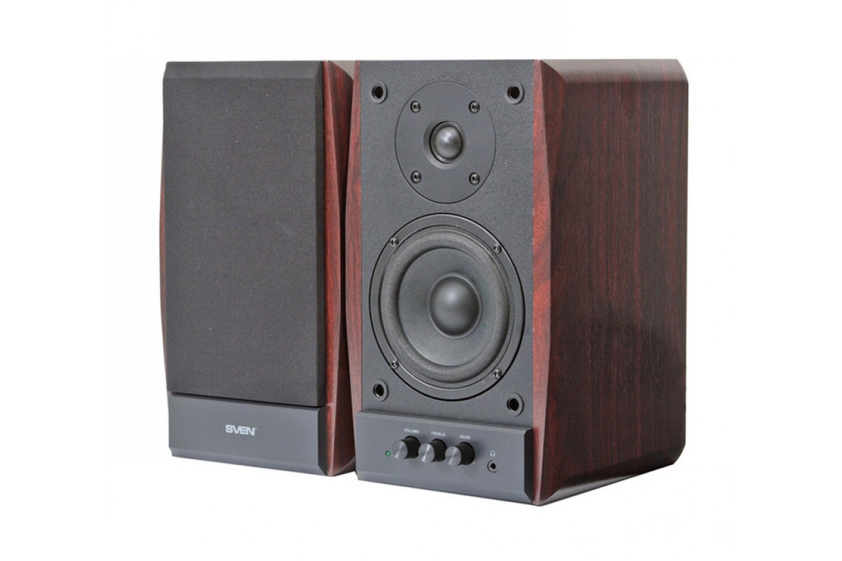 Колонки 2.0 SVEN SPS-704 вишня купить в магазине SVEN Shop