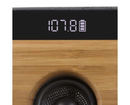 Домашня аудiо система SVEN HA-930 бамбук (30 Вт, Bluetooth, FM, USB, LED-дисплей, 2x2200мА*ч)