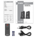 Колонка SVEN PS-435 Black (20W, TWS, Bluetooth, FM, USB, microSD, LED-display, RC, 2x2000mA*h)
