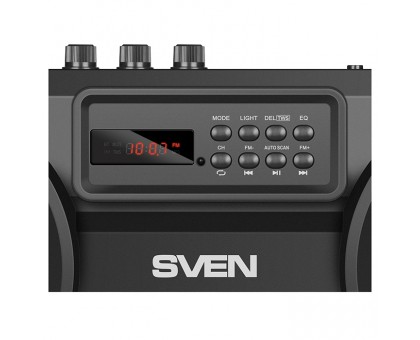 Колонка SVEN PS-580 Black (bluetooth, підсвічування, караоке)