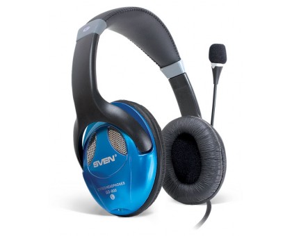 Навушники SVEN AP-670MV з мікрофоном чорно-сині