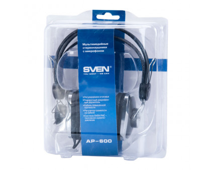 Навушники SVEN AP-600 з мікрофоном