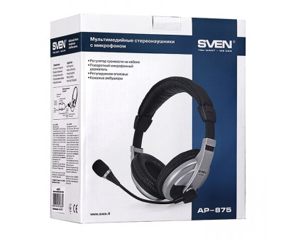 Навушники SVEN AP-875 з мікрофоном