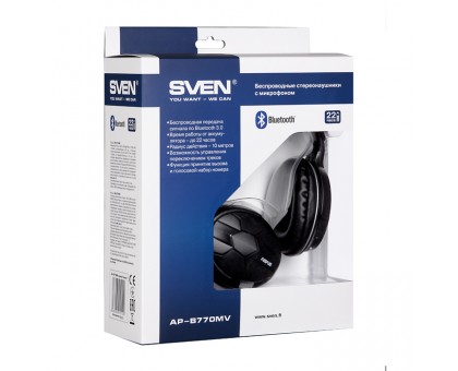 Наушники SVEN AP-B770MV (Bluetooth) с микрофоном