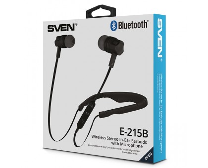 Наушники SVEN E-215B с микрофоном (Bluetooth)