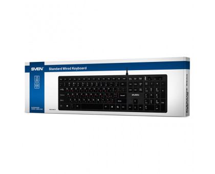 Клавіатура SVEN Elegance 5600 USB+HUB чорна