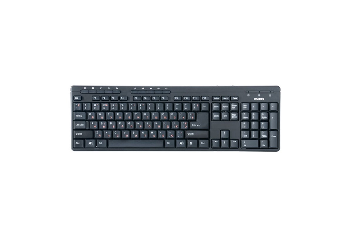 Клавиатура SVEN Standard 307M USB черная