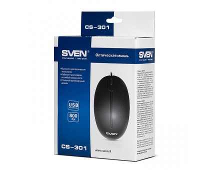 Мышка SVEN CS-301 USB (УЦЕНКА)