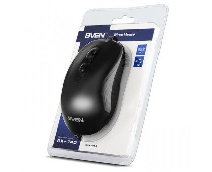 Мышка SVEN RX-140 USB черная