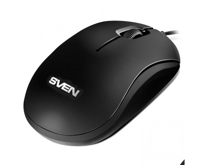Мишка SVEN RX-60 USB чорна (скручування кабеля)