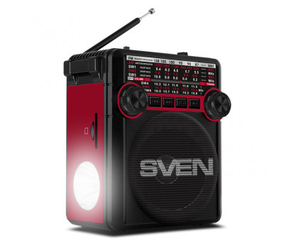Портативний радіоприймач SVEN SRP-355 червоний