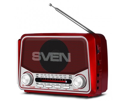Портативный радиоприемник SVEN SRP-525 красный