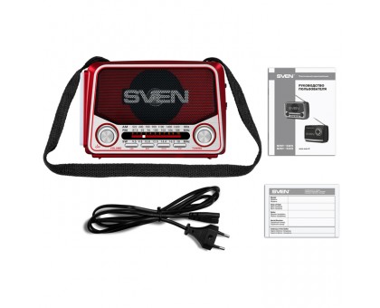 Портативний радіоприймач SVEN SRP-525 червоний