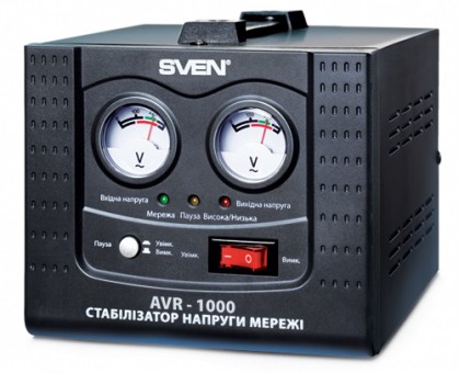 Стабилизатор напряжения SVEN AVR-1000 (УЦЕНКА) 
