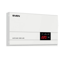 Стабилизатор напряжения SVEN AVR SLIM-500 LCD (УЦЕНКА) 