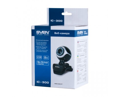 Веб-камера SVEN IC-300 с микрофоном