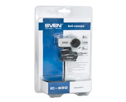 Веб-камера SVEN IC-650 с микрофоном