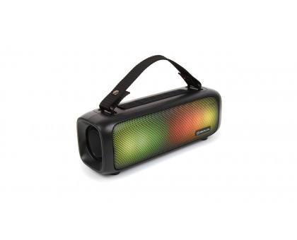 Колонка REAL-EL X-717 Black (8Вт, Bluetooth, USB, AUX, RGB, TWS, Type C, 1500мА*год)