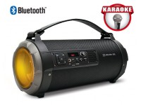 Колонка REAL-EL X-730 Black УЦІНКА (bluetooth, підсвічування, караоке)