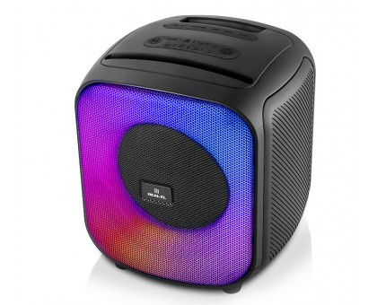 Колонка REAL-EL X-760 Black (65Вт, Bluetooth, USB, microSD, AUX, Mic, RGB, TWS, 4000мА*ч) Колонка REAL-EL X-760 Black (65Вт, Bluetooth, USB, microSD, AUX, Mic, RGB, TWS, 4000мА*ч)