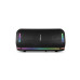 Колонка REAL-EL X-775 Black (80Вт, Bluetooth, USB, AUX, Mic караоке, RGB, TWS, 4500мА*год)