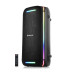 Колонка REAL-EL X-775 Black (80Вт, Bluetooth, USB, AUX, Mic караоке, RGB, TWS, 4500мА*год)