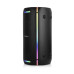Колонка REAL-EL X-775 Black (80Вт, Bluetooth, USB, AUX, Mic караоке, RGB, TWS, 4500мА*год)