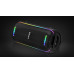 Колонка REAL-EL X-775 Black (80Вт, Bluetooth, USB, AUX, Mic караоке, RGB, TWS, 4500мА*год)