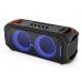 Колонка REAL-EL X-795 Black (70Вт, Bluetooth, AUX, USB, RGB, TWS, 2Mic караоке, 7000мА*ч)