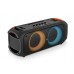 Колонка REAL-EL X-795 Black (70Вт, Bluetooth, AUX, USB, RGB, TWS, 2Mic караоке, 7000мА*ч)