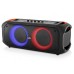 Колонка REAL-EL X-795 Black (70Вт, Bluetooth, AUX, USB, RGB, TWS, 2Mic караоке, 7000мА*ч)