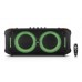 Колонка REAL-EL X-795 Black (70Вт, Bluetooth, AUX, USB, RGB, TWS, 2Mic караоке, 7000мА*ч)