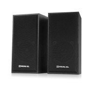 Колонки 2.0 REAL-EL S-202 black
