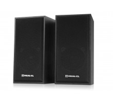 Колонки 2.0 REAL-EL S-202 black