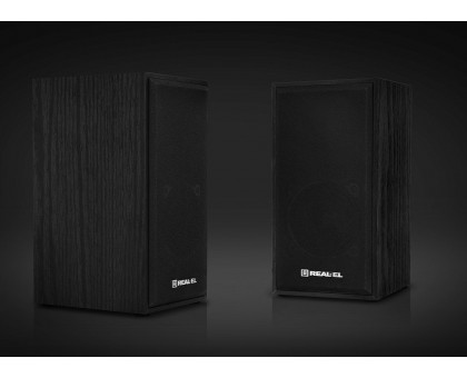 Колонки 2.0 REAL-EL S-202 black