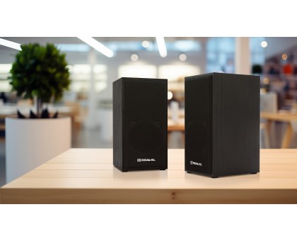 Колонки 2.0 REAL-EL S-202 black