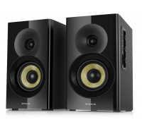 Колонки 2.0 REAL-EL S-470 black (60 Вт, Bluetooth / USB / Optical / Aux (Line-in) / HDMI)