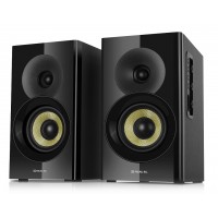 Колонки 2.0 REAL-EL S-470 black (60 Вт, Bluetooth / USB / Optical / Aux (Line-in) / HDMI)