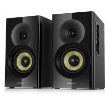 Колонки 2.0 REAL-EL S-470 black (60 Вт, Bluetooth / USB / Optical / Aux (Line-in) / HDMI)