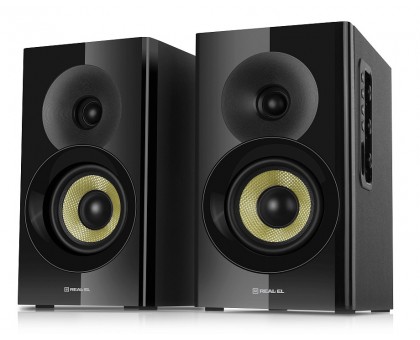 Колонки 2.0 REAL-EL S-470 black (60 Вт, Bluetooth / USB / Optical / Aux (Line-in) / HDMI) Колонки 2.0 REAL-EL S-470 black (60 Вт, Bluetooth / USB / Optical / Aux (Line-in) / HDMI)