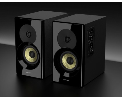 Колонки 2.0 REAL-EL S-470 black (60 Вт, Bluetooth / USB / Optical / Aux (Line-in) / HDMI) Колонки 2.0 REAL-EL S-470 black (60 Вт, Bluetooth / USB / Optical / Aux (Line-in) / HDMI)