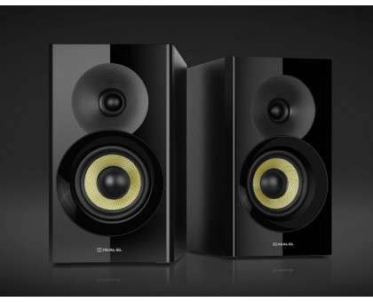 Колонки 2.0 REAL-EL S-470 black (60 Вт, Bluetooth / USB / Optical / Aux (Line-in) / HDMI) Колонки 2.0 REAL-EL S-470 black (60 Вт, Bluetooth / USB / Optical / Aux (Line-in) / HDMI)