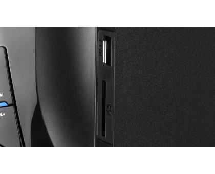 Колонки 2.1 REAL-EL M-380 black (32Вт, Bluetooth, USB, SD, FM, ДУ) УЦІНКА