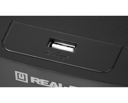 Колонки 2.1 REAL-EL M-390 black (32Вт, Bluetooth, USB, FM, ДУ) 