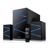 Колонки 2.1 REAL-EL M-410 УЦІНКА (58Вт, Bluetooth, USB, SD, FM, ДК)