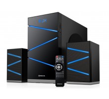 Колонки 2.1 REAL-EL M-410 УЦЕНКА (58Вт, Bluetooth, USB, SD, FM, ДУ)